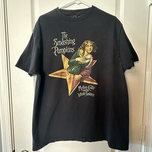Black Smashing Pumpkins Band Tee 100% Cotton Size Large